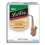Lavoz Alto Sax Reeds - Medium Hard - Box of 10