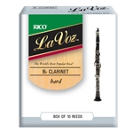 Lavoz Clarinet Reeds - Hard - Box of 10