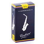 V25 Vandoren Alto Sax Reeds 3.5 - Box of 10