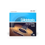 D'addario Acoustic Folk Silk & Steel Guitar Strings