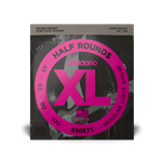 D'Addario XL Electric Bass Half Rounds Semi-Flat Nickel Regular Light Strings