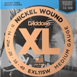 D'Addario XL Electric Nickel Wound/ Third Wound Guitar Strings