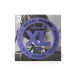 D'Addario 3-Pack Electric XL Blues/Jazz Guitar Strings