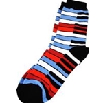 Keyboard Socks - Blue Rainbow