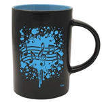 Blue Music Splatter Mug