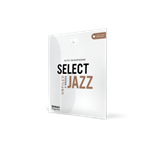 D'Addario Select Jazz Unfiled Alto Saxophone Reeds - 3-Pack