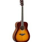 Yamaha FG-TA TransAcoustic Dreadnought Acoustic Electric Guitar - Brown Sunburst