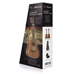 Alvarez RU90CP Concert Ukulele Pack, Regent Series - Natural