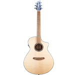 Breedlove Discovery S Concert Acoustic-Electric Guitar, European Spruce Concert Cutaway- Natural