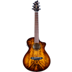 Breedlove Pursuit Exotic S Companion Acoustic-Electric Cutaway Guitar - Tiger's Eye