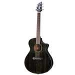 Breedlove Rainforest S Concert Style Cutaway Acoustic Electric Guitar - Black Gold