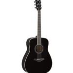 Yamaha FG-TA TransAcoustic Dreadnought Acoustic Electric Guitar - Black