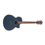 Ibanez AE100-DBF Acoustic-Electric Concert Cutaway Guitar w/ A.I.Rport - Dark Tide Blue Flat