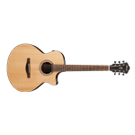 Ibanez AE275BT-LGS Baritone Acoustic-Electric Cutaway Guitar - Natural Low Gloss