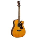 Yamaha A1R Folk Size Cutaway Acoustic Electric Guitar - Vintage Natural