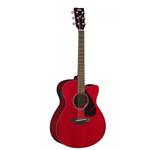 Yamaha FSX800C Small Body Cutaway Acoustic Electric Guitar - Ruby Red