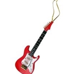 Red Electric Guitar Ornament