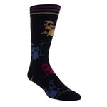 Drumset Socks - Black