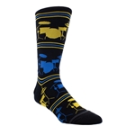 Drum Kit Socks - Black, Blue, Yellow