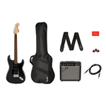 Fender Affinity Series Stratocaster HSS Electric Guitar Pack - Charcoal Frost Metallic