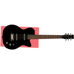 Silvertone 1303/U2 Single Cutaway Electric Guitar - Black