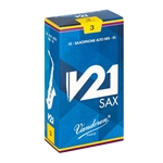 Vandoren V21 Alto Saxophone Reeds - Box of 10