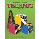 Bastien Piano Basics, Technic Book, Level 3