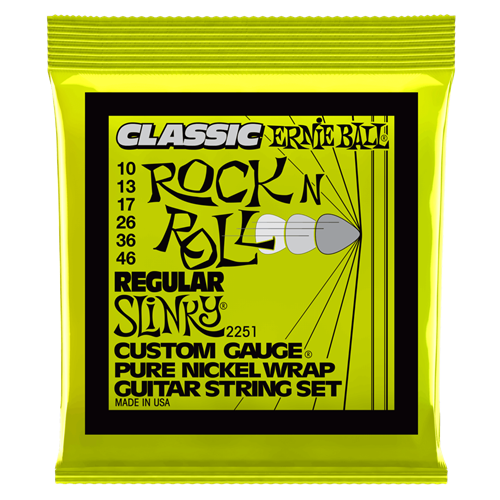 Ernie Ball Classic Rock n Roll Regular Slinky Electric Guitar Strings