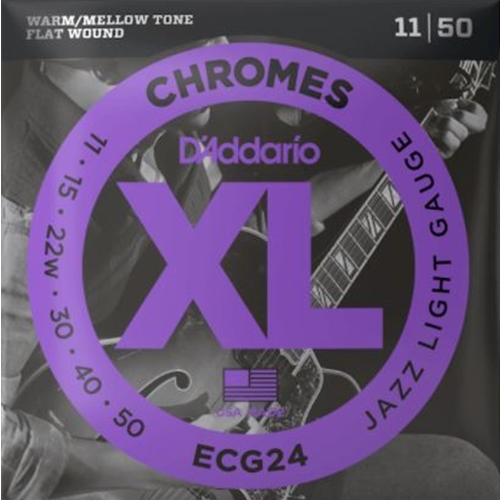 D'addario XL Electric Chromes Flat Wound