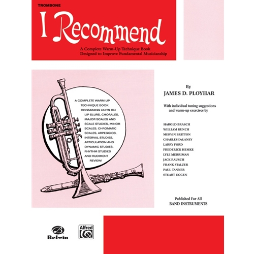 I Recommend - Book 1 - Trombone