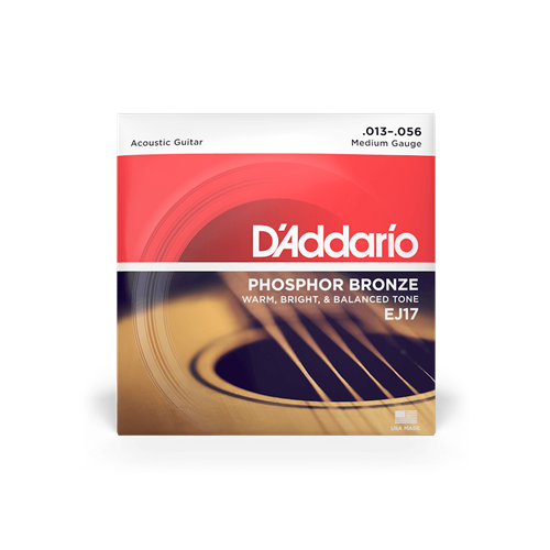 D'addario Acoustic Phosphor Bronze Round Wound Medium