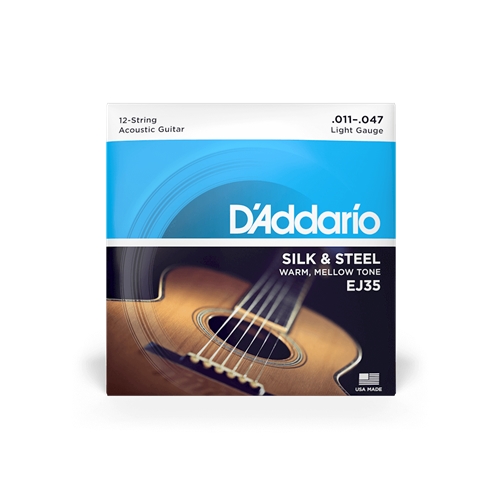 D'addario 12-String Silk & Steel Acoustic Guitar Strings