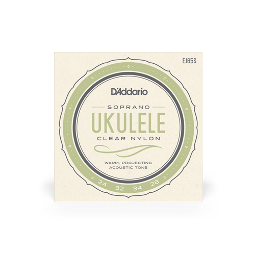 D'addario Clear Nylon Soprano Ukulele Strings