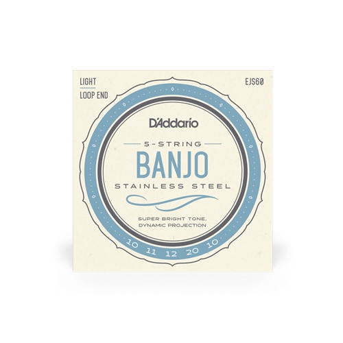 D'Addario 5-String Stainless Steel Light Banjo Strings