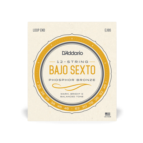 D'Addario Bajo Sexto Strings