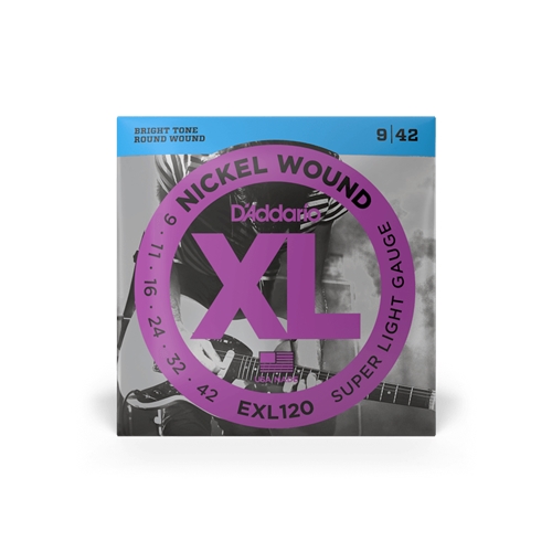 D'Addario XL Electric Nickel Wound Super Light Guitar Strings