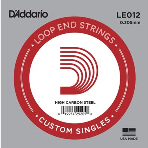 D'Addario Loop End .012 String