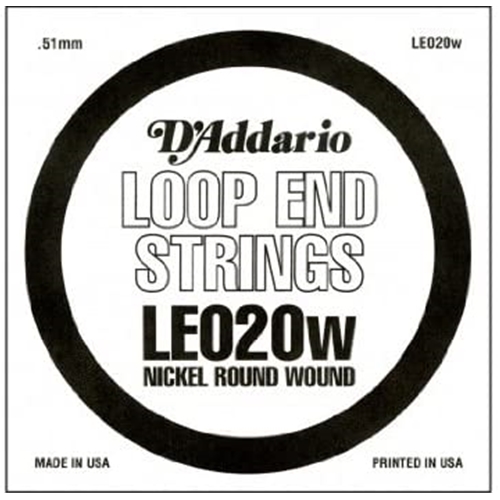 D'Addario Loop End .020 Wound String