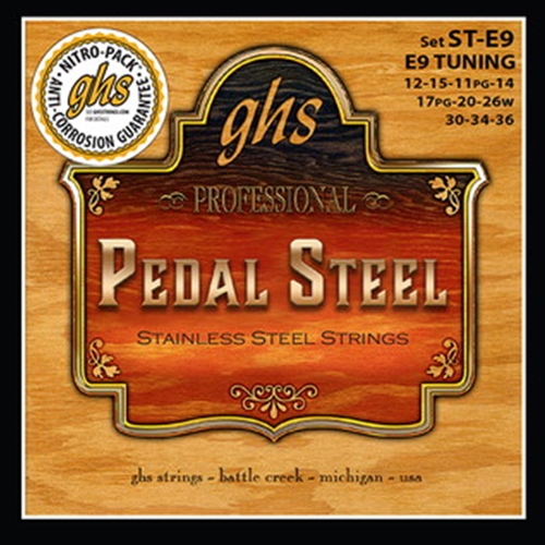 GHS Pedal Steel E9 Tuning Guitar Strings