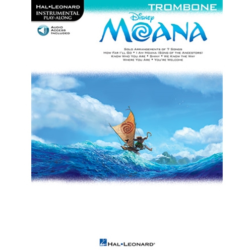 Moana Trombone / Baritone BC -  Play Along Book