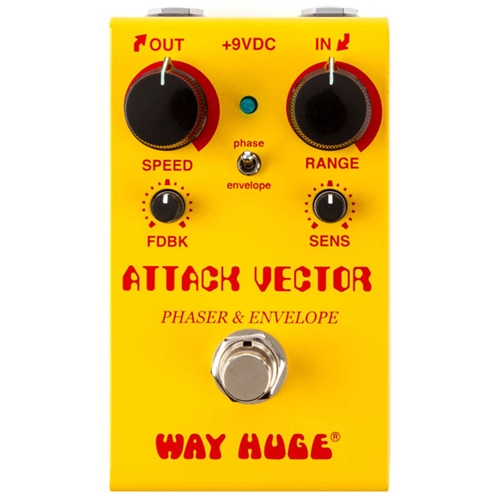 Way Huge Smalls Attack Vector Phaser and Envelope Filter Guitar Pedal *