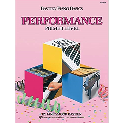 Bastieen Piano Basics, Performance Book, Primer Level
