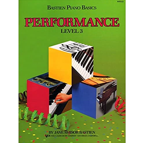 Bastieen Piano Basics, Performance Book, Level 3