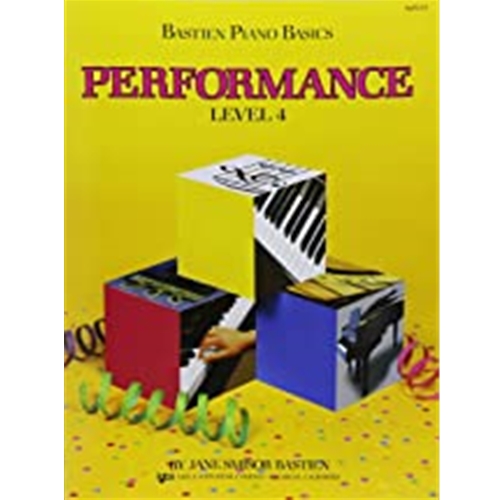 Bastieen Piano Basics, Performance Book, Level 4