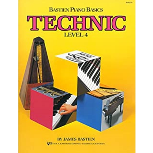 Bastien Piano Basics, Technic Book, Level 4