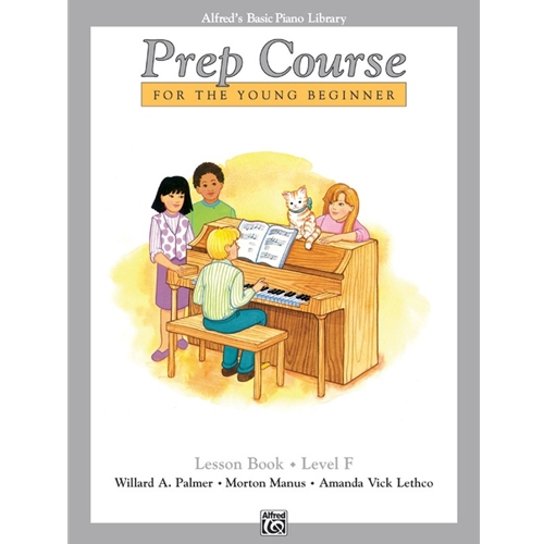 Alfred's Prep Piano Course, Lesson Book Level F