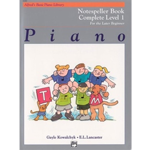 Alfred Basic Piano Library, Notespeller Book, Complete Level 1