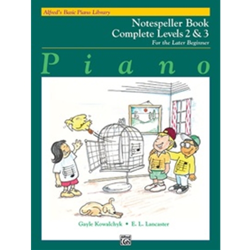 Alfred Basic Piano Library, Notespeller Complete, Level 2 & 3