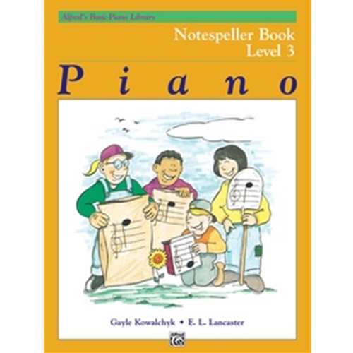 Alfred Basic Piano Library, Notespeller Book, Level 3
