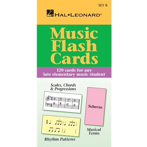 Hal Leonard Piano Student Library Flash Cards, Set B